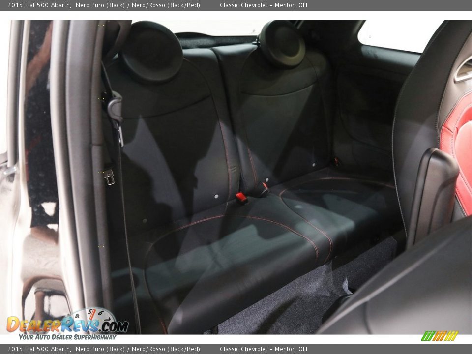 Rear Seat of 2015 Fiat 500 Abarth Photo #16