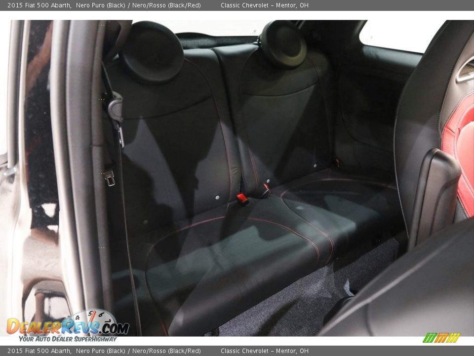 Rear Seat of 2015 Fiat 500 Abarth Photo #16