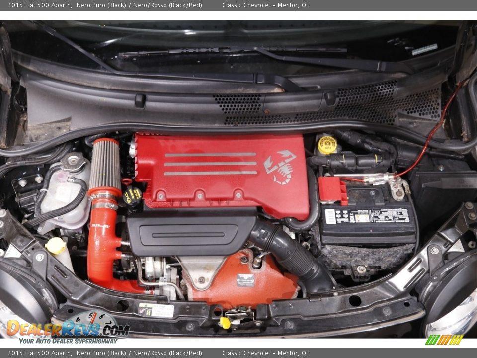 2015 Fiat 500 Abarth 1.4 Liter Turbocharged SOHC 16-Valve MultiAir 4 Cylinder Engine Photo #19
