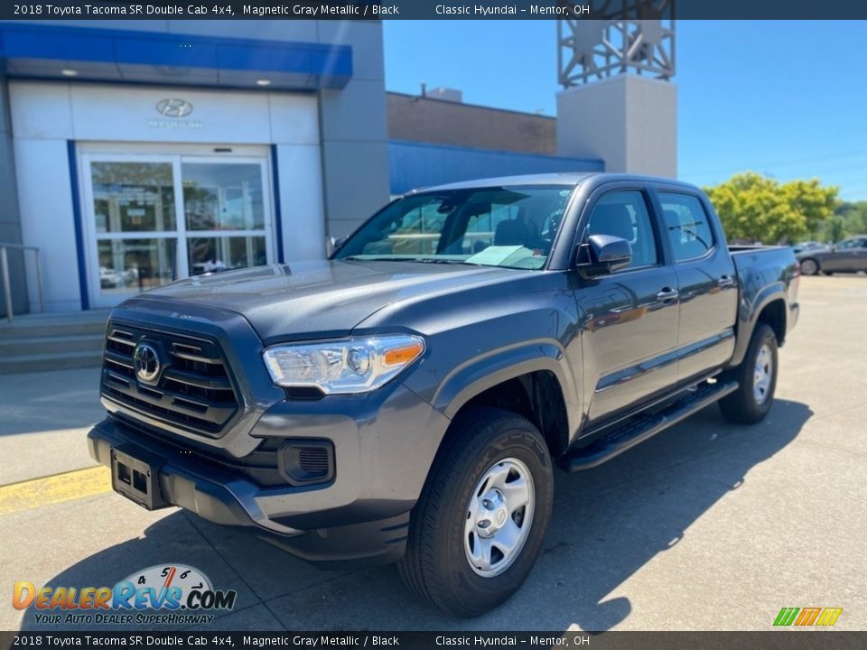 2018 Toyota Tacoma SR Double Cab 4x4 Magnetic Gray Metallic / Black Photo #1