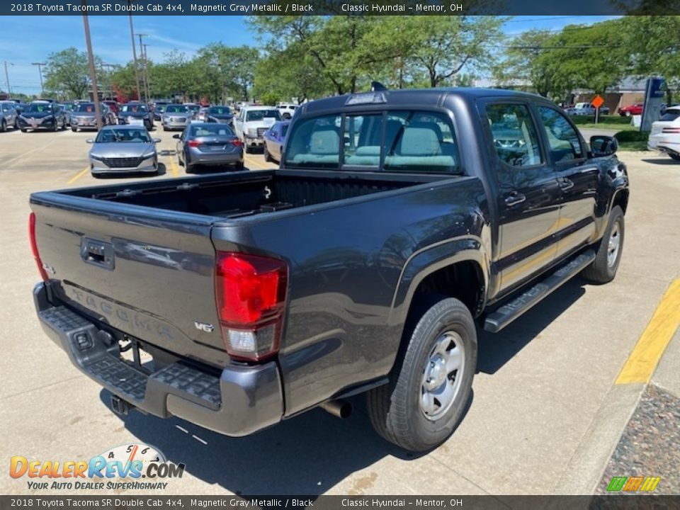 2018 Toyota Tacoma SR Double Cab 4x4 Magnetic Gray Metallic / Black Photo #2