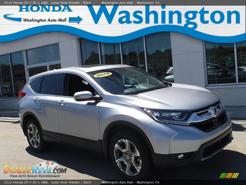 2019 Honda CR-V EX-L AWD Lunar Silver Metallic / Black Photo #1