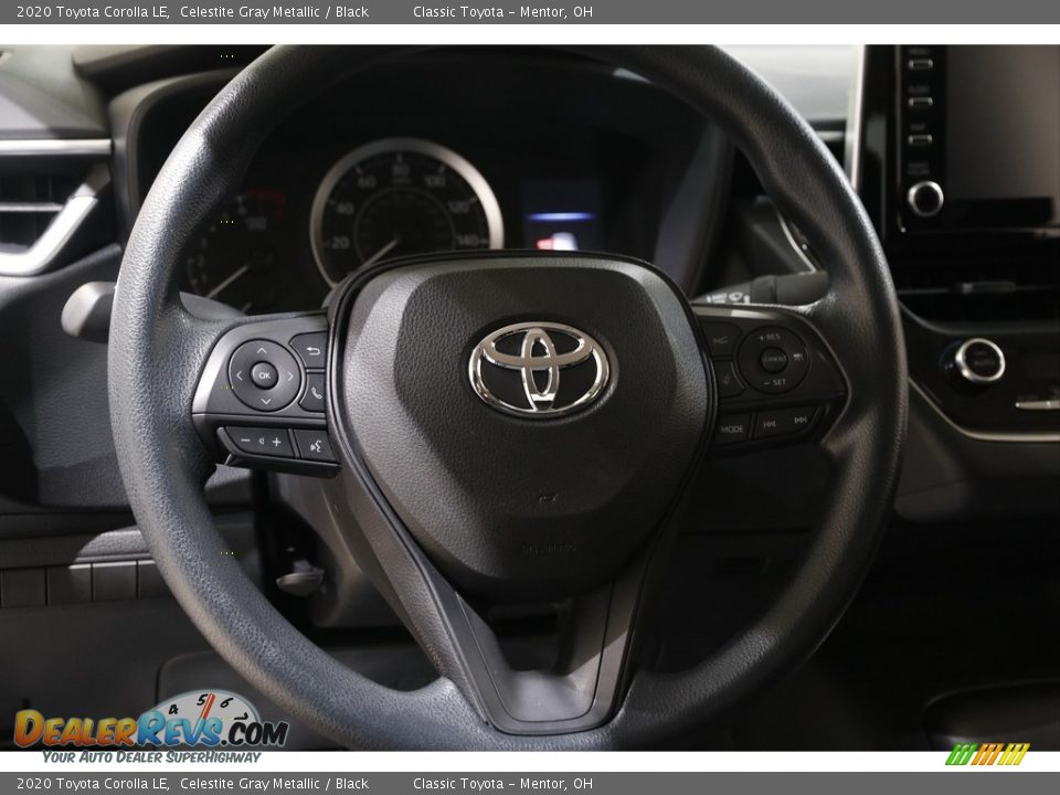 2020 Toyota Corolla LE Celestite Gray Metallic / Black Photo #7