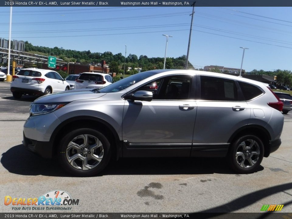 2019 Honda CR-V EX-L AWD Lunar Silver Metallic / Black Photo #6