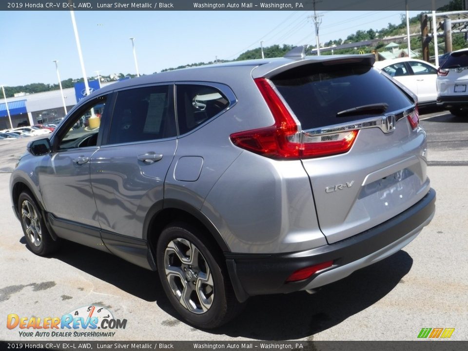 2019 Honda CR-V EX-L AWD Lunar Silver Metallic / Black Photo #7