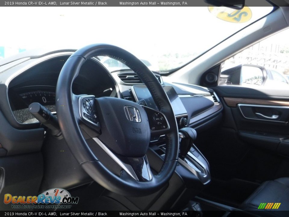 2019 Honda CR-V EX-L AWD Lunar Silver Metallic / Black Photo #12