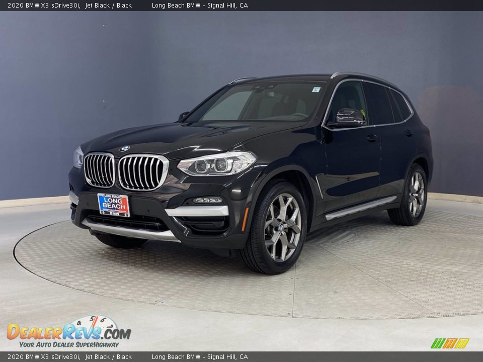 2020 BMW X3 sDrive30i Jet Black / Black Photo #3