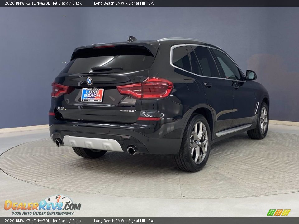 2020 BMW X3 sDrive30i Jet Black / Black Photo #5