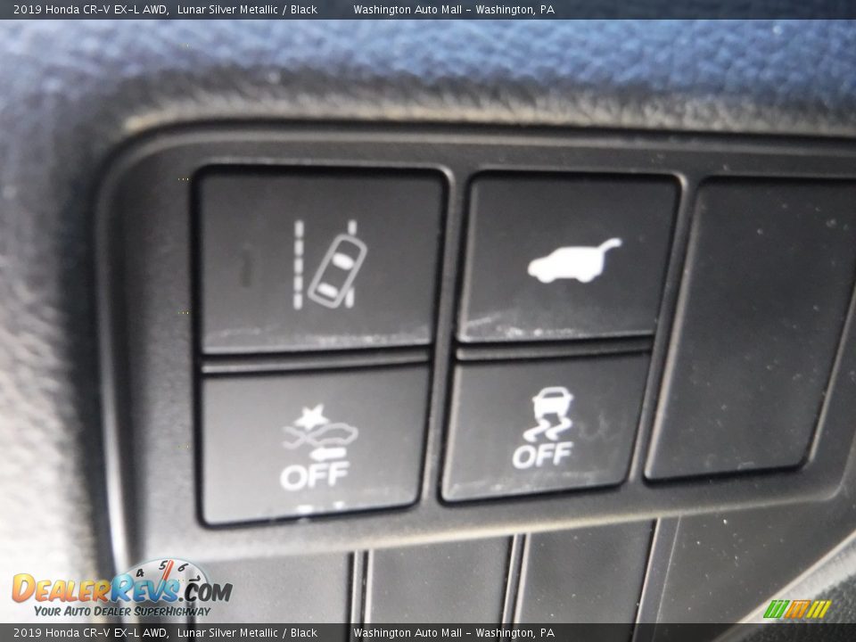 2019 Honda CR-V EX-L AWD Lunar Silver Metallic / Black Photo #17
