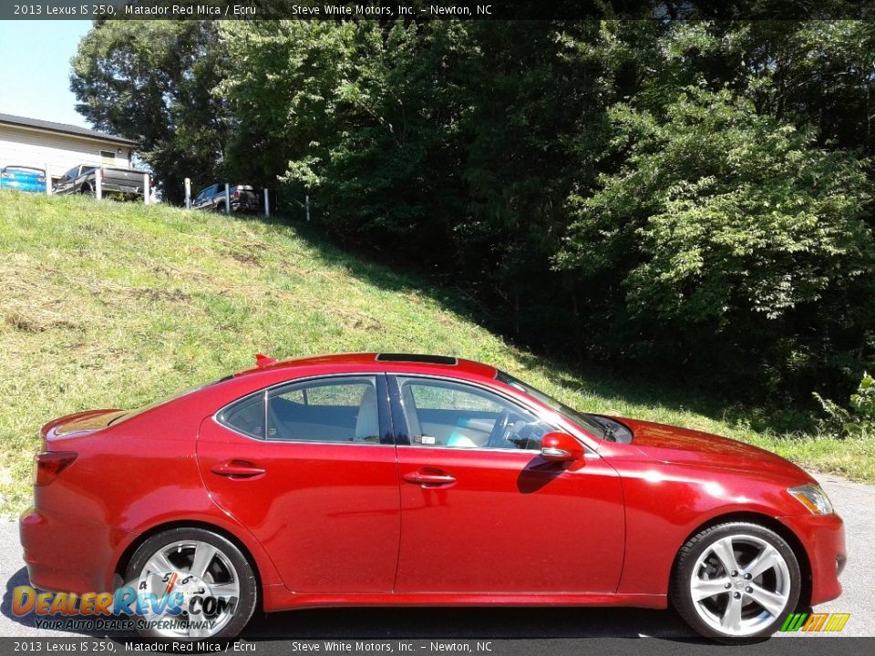 Matador Red Mica 2013 Lexus IS 250 Photo #6