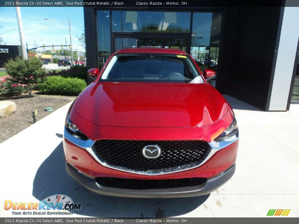 2021 Mazda CX-30 Select AWD Soul Red Crystal Metallic / Black Photo #2