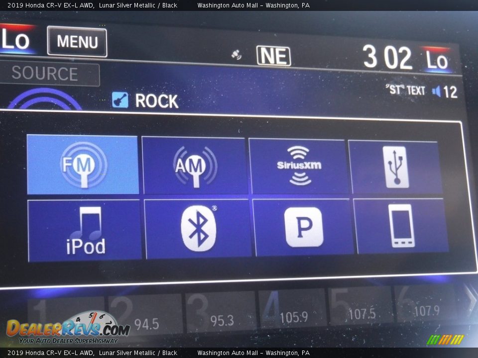 2019 Honda CR-V EX-L AWD Lunar Silver Metallic / Black Photo #18