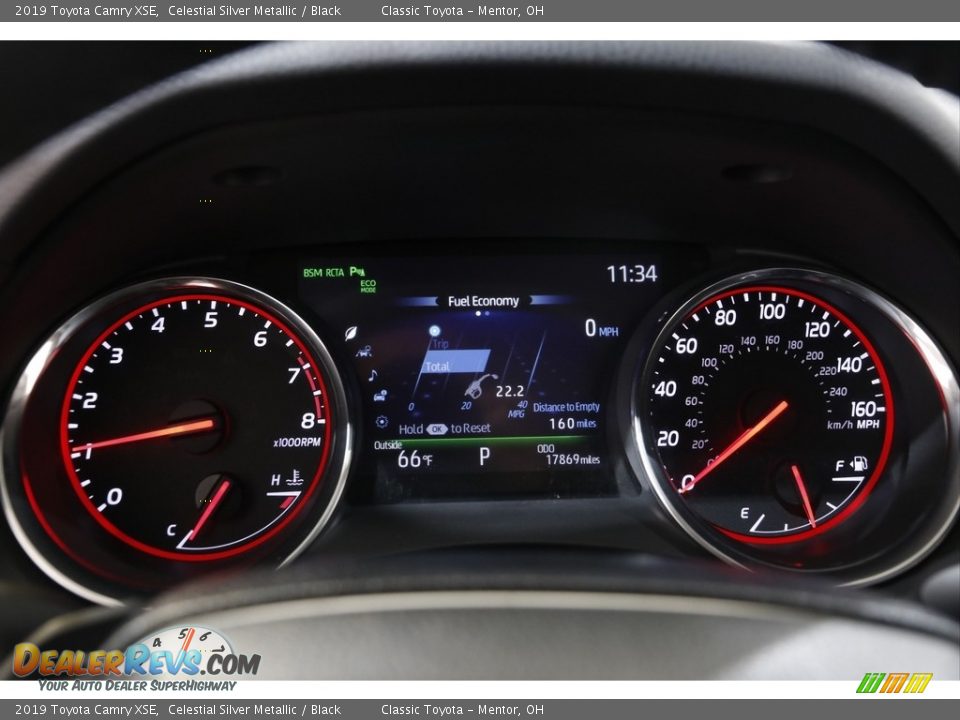 2019 Toyota Camry XSE Celestial Silver Metallic / Black Photo #8