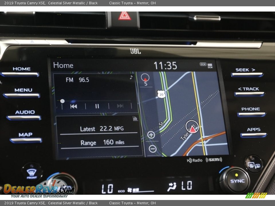 2019 Toyota Camry XSE Celestial Silver Metallic / Black Photo #10