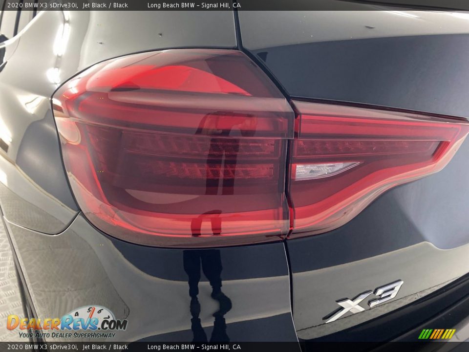 2020 BMW X3 sDrive30i Jet Black / Black Photo #9