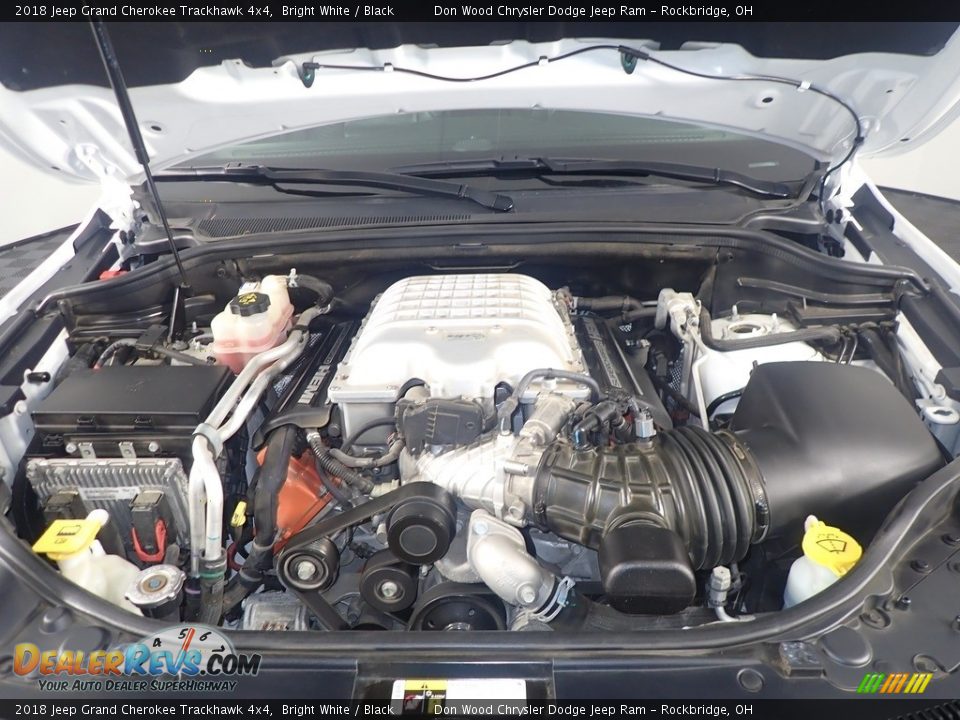 2018 Jeep Grand Cherokee Trackhawk 4x4 Bright White / Black Photo #8