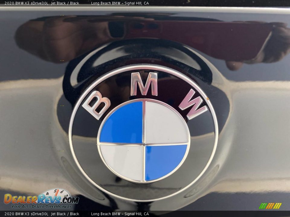2020 BMW X3 sDrive30i Jet Black / Black Photo #10