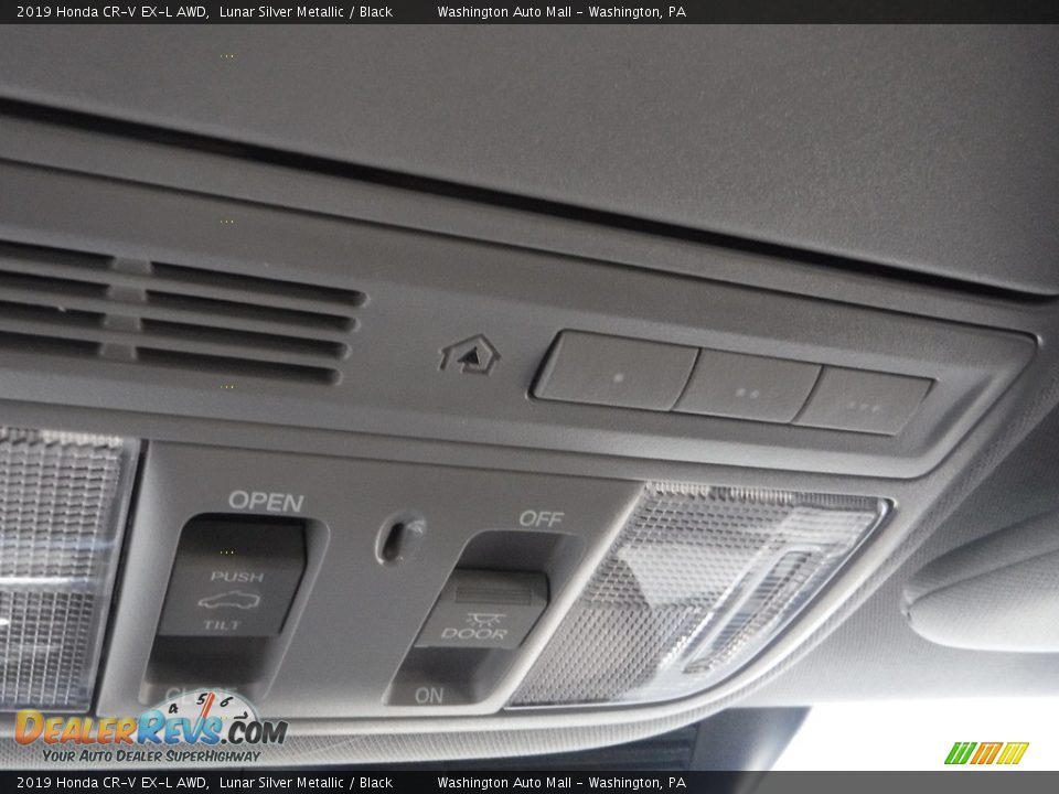 2019 Honda CR-V EX-L AWD Lunar Silver Metallic / Black Photo #22