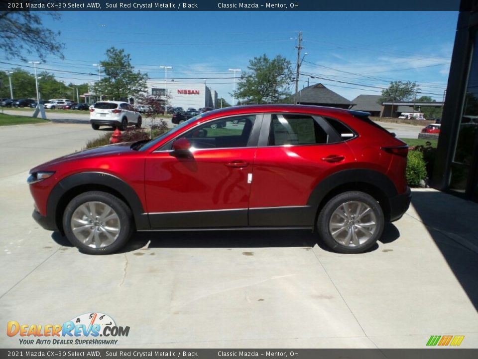 2021 Mazda CX-30 Select AWD Soul Red Crystal Metallic / Black Photo #6