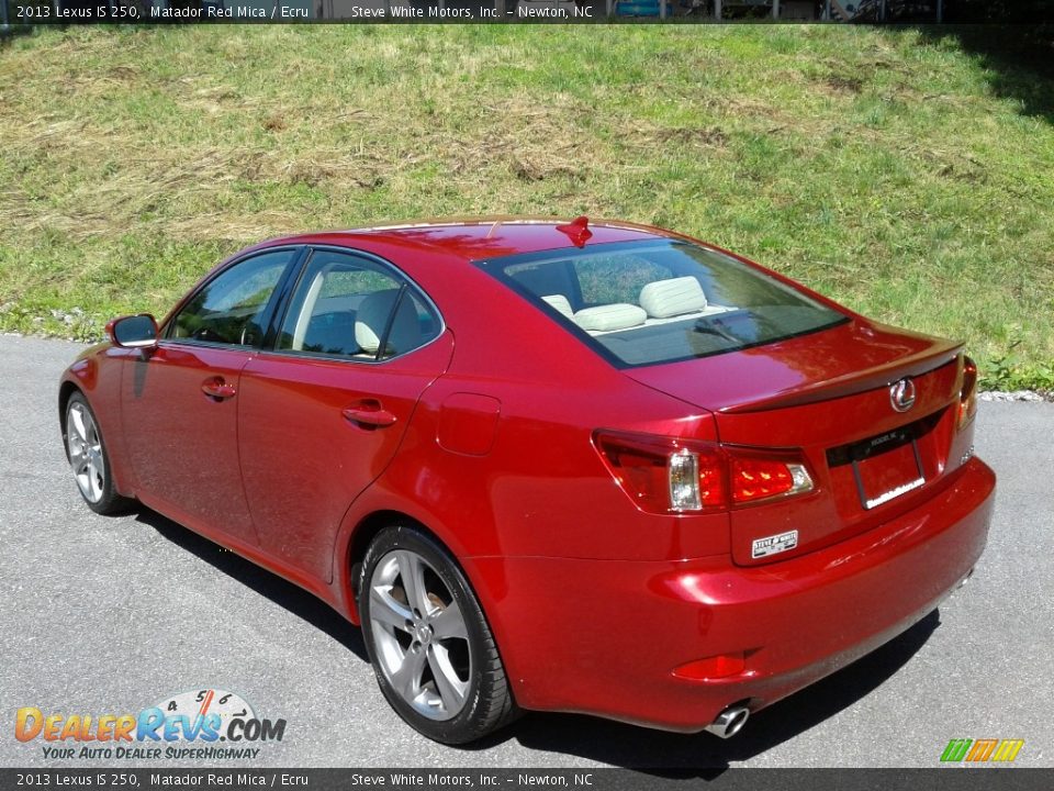 Matador Red Mica 2013 Lexus IS 250 Photo #10