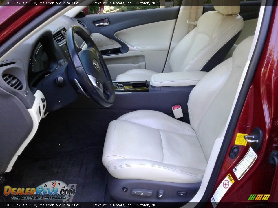 Front Seat of 2013 Lexus IS 250 Photo #13