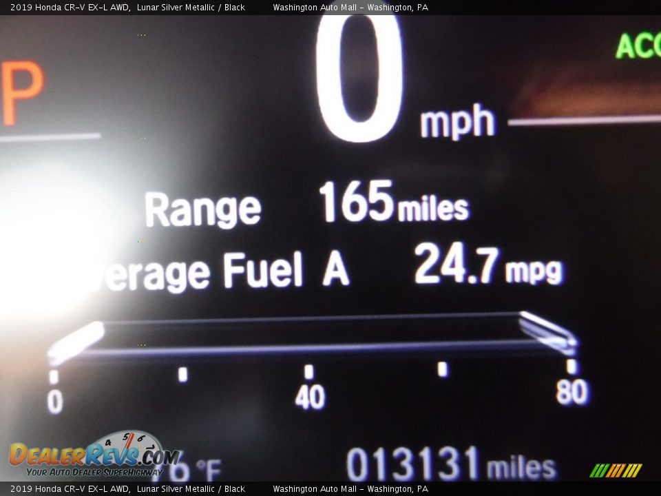 2019 Honda CR-V EX-L AWD Lunar Silver Metallic / Black Photo #30
