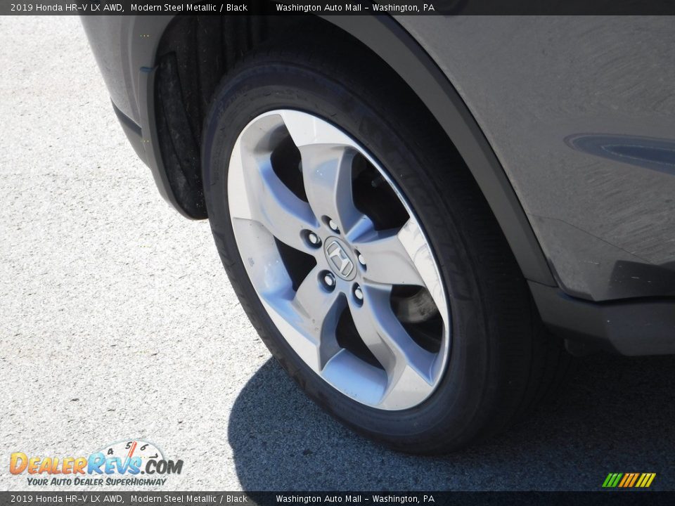 2019 Honda HR-V LX AWD Modern Steel Metallic / Black Photo #3