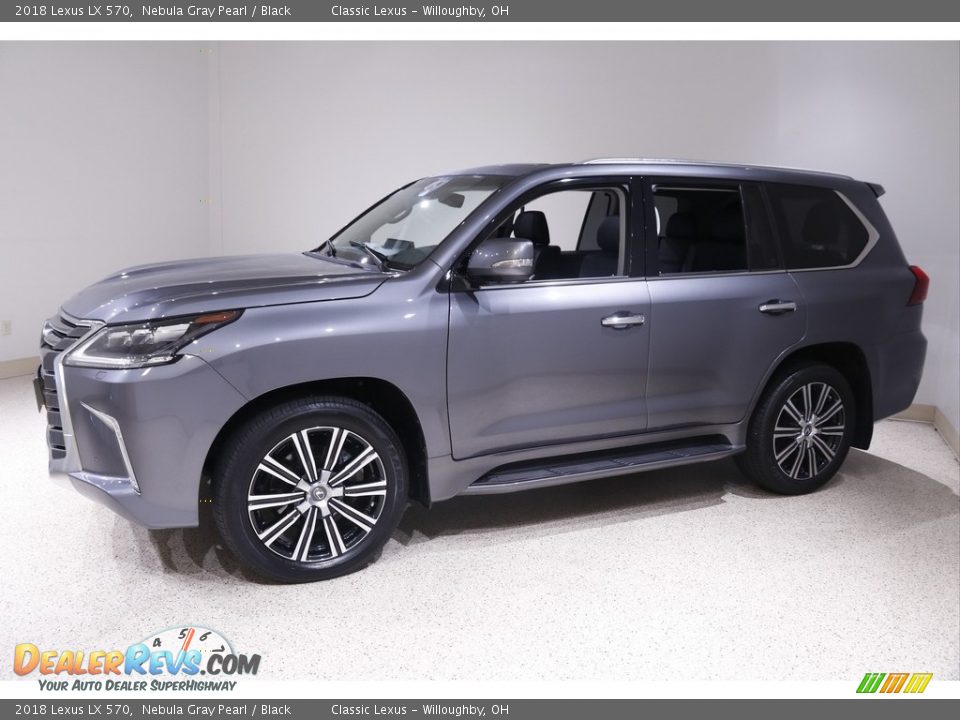 2018 Lexus LX 570 Nebula Gray Pearl / Black Photo #3