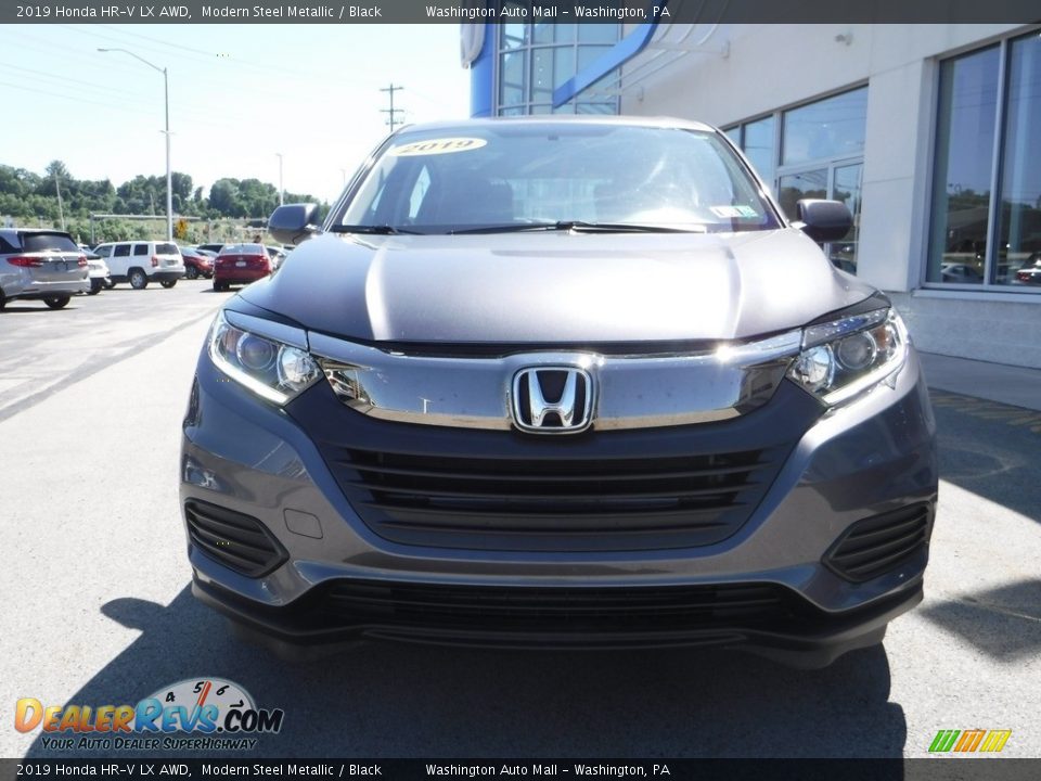 2019 Honda HR-V LX AWD Modern Steel Metallic / Black Photo #4