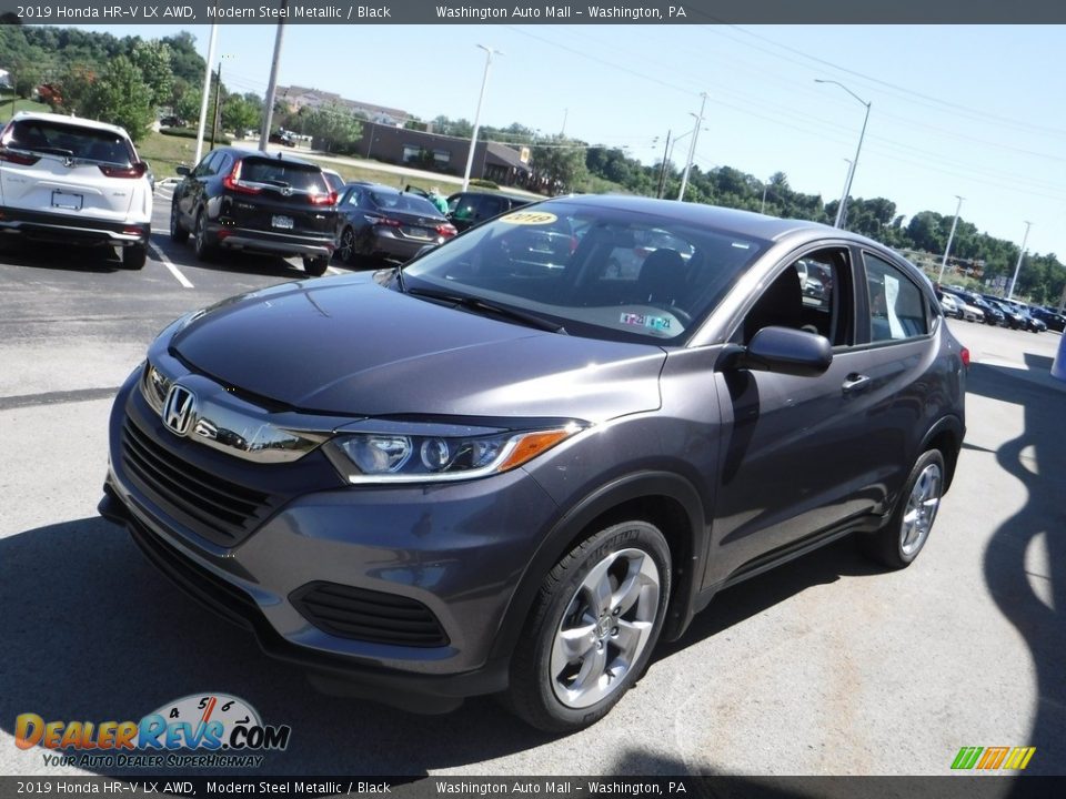 2019 Honda HR-V LX AWD Modern Steel Metallic / Black Photo #5