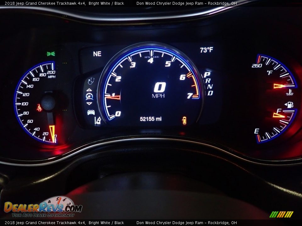 2018 Jeep Grand Cherokee Trackhawk 4x4 Bright White / Black Photo #27