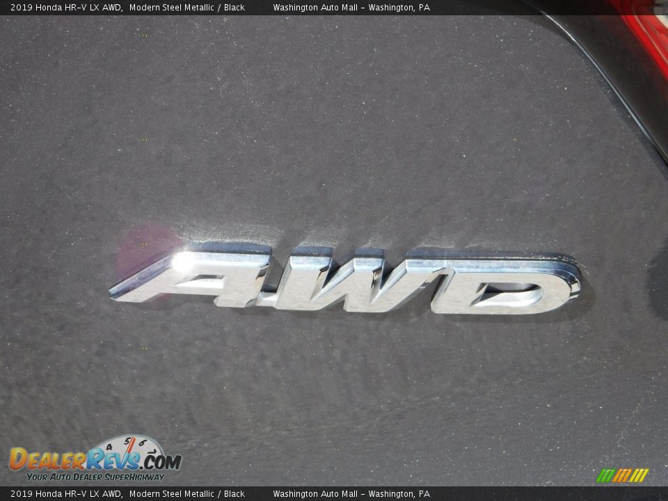 2019 Honda HR-V LX AWD Modern Steel Metallic / Black Photo #9