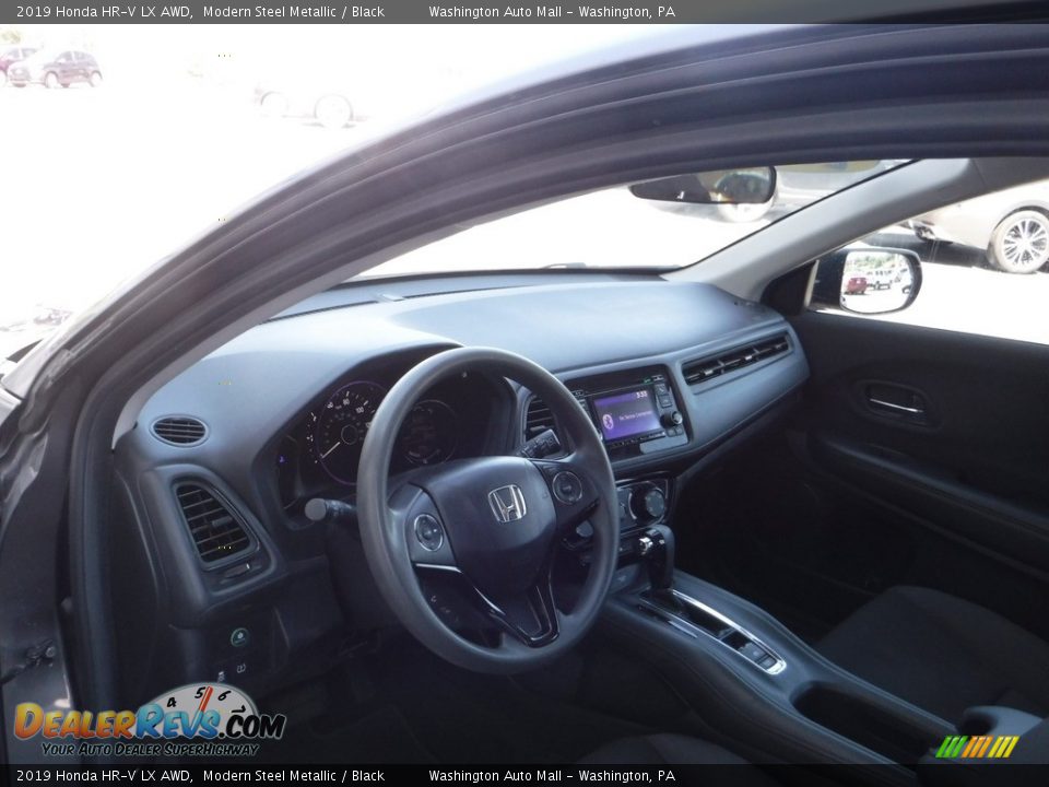 2019 Honda HR-V LX AWD Modern Steel Metallic / Black Photo #10