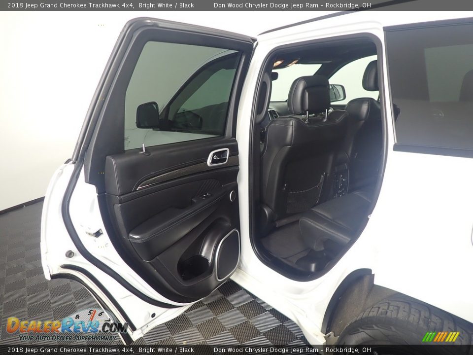 2018 Jeep Grand Cherokee Trackhawk 4x4 Bright White / Black Photo #34