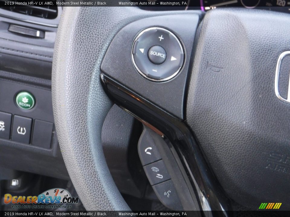 2019 Honda HR-V LX AWD Modern Steel Metallic / Black Photo #18