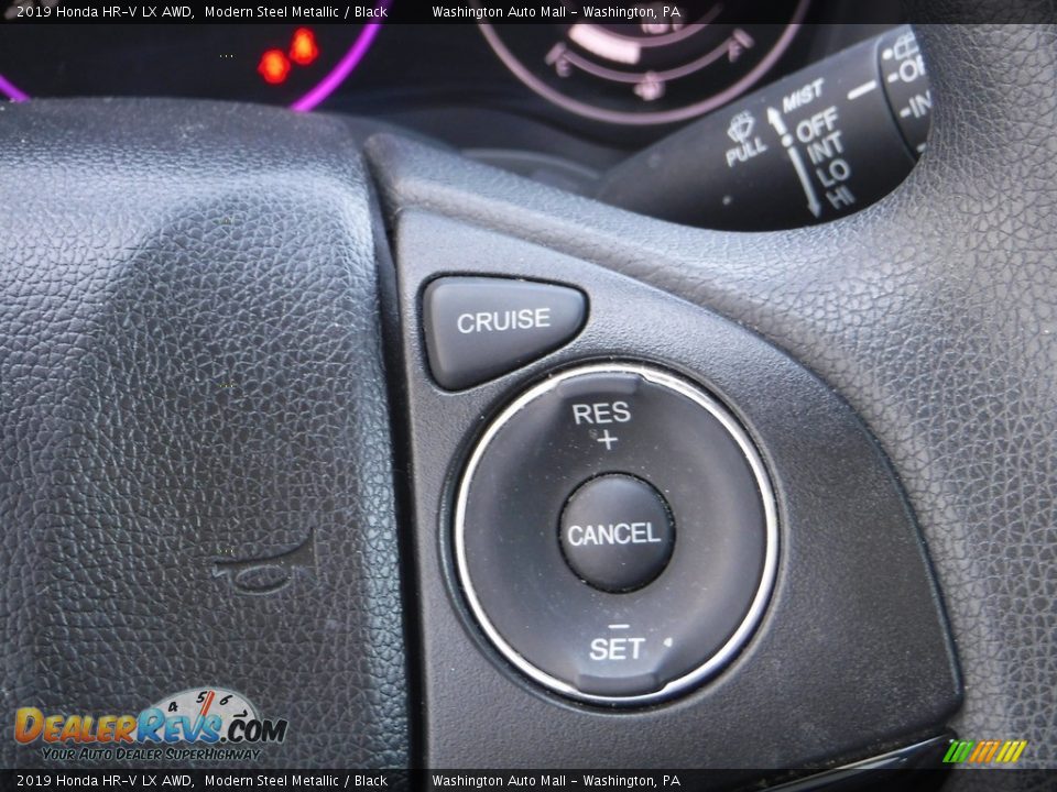 2019 Honda HR-V LX AWD Modern Steel Metallic / Black Photo #19
