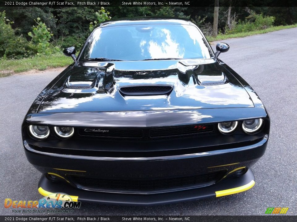 2021 Dodge Challenger R/T Scat Pack Pitch Black / Black Photo #3