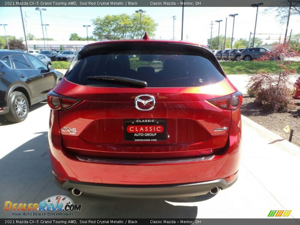 2021 Mazda CX-5 Grand Touring AWD Soul Red Crystal Metallic / Black Photo #5