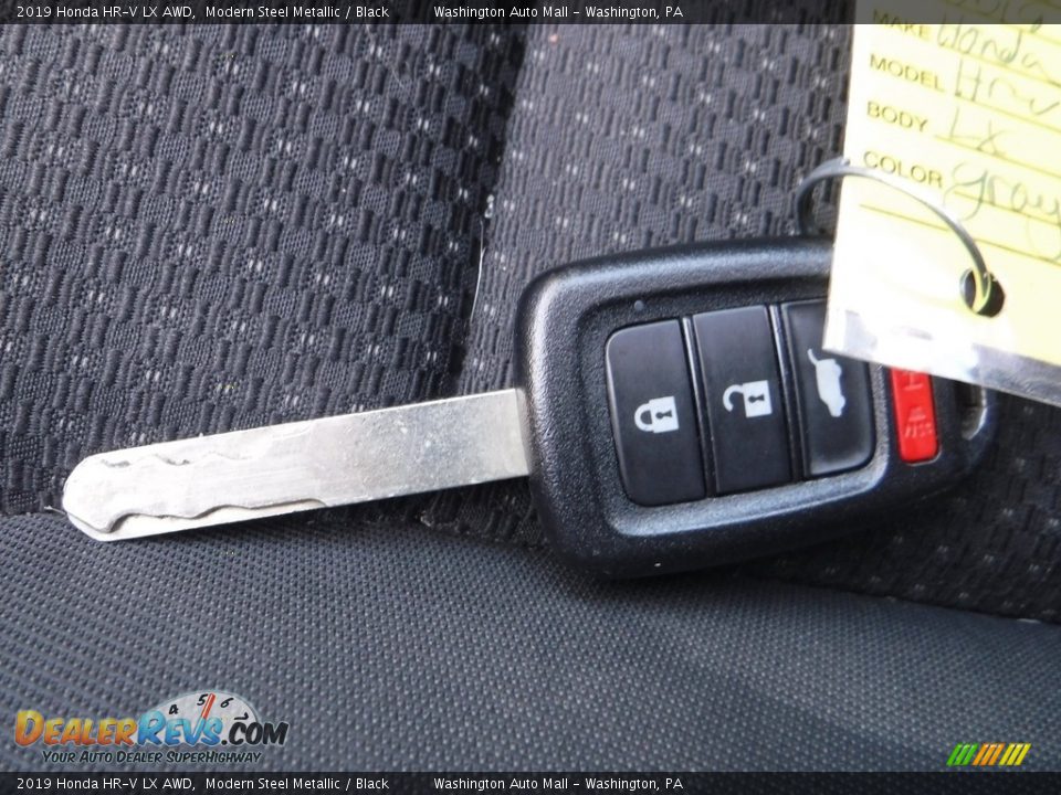 2019 Honda HR-V LX AWD Modern Steel Metallic / Black Photo #23