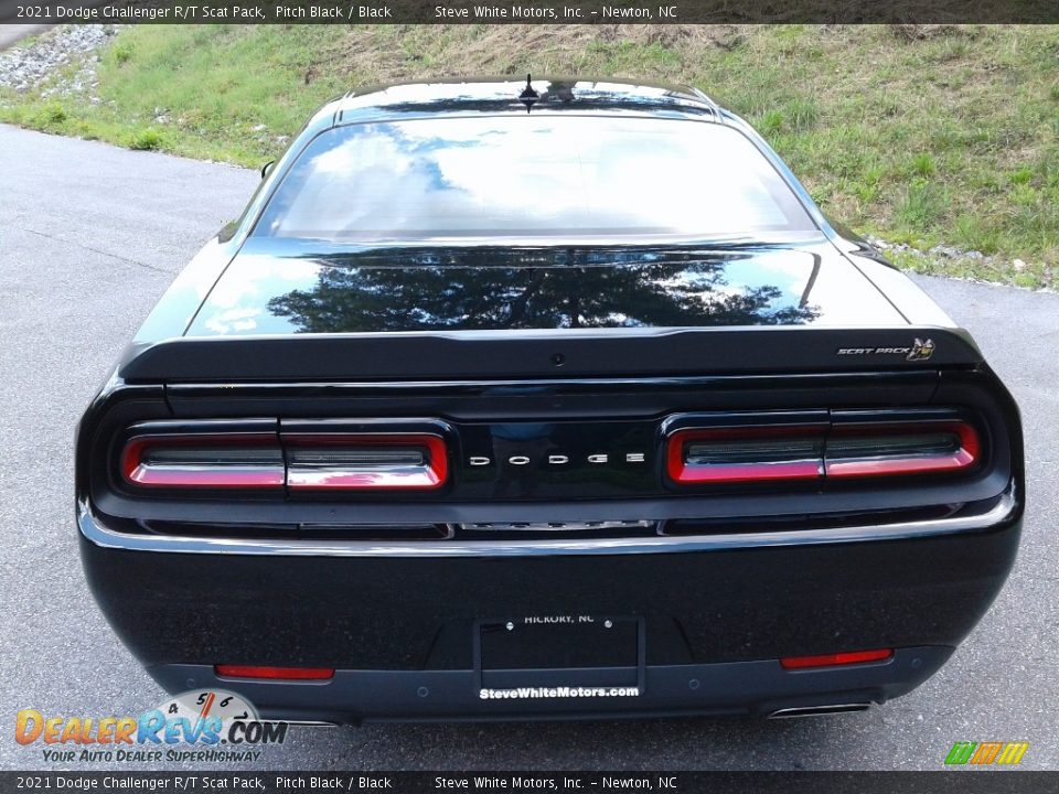 2021 Dodge Challenger R/T Scat Pack Pitch Black / Black Photo #7