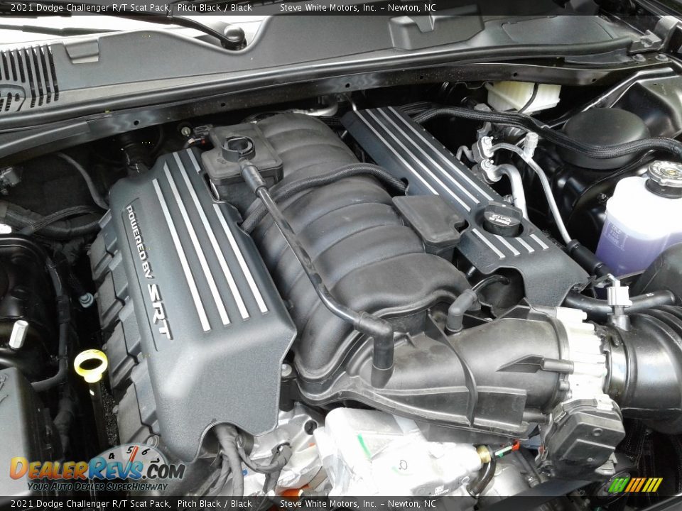 2021 Dodge Challenger R/T Scat Pack 392 SRT 6.4 Liter HEMI OHV-16 Valve VVT MDS V8 Engine Photo #9