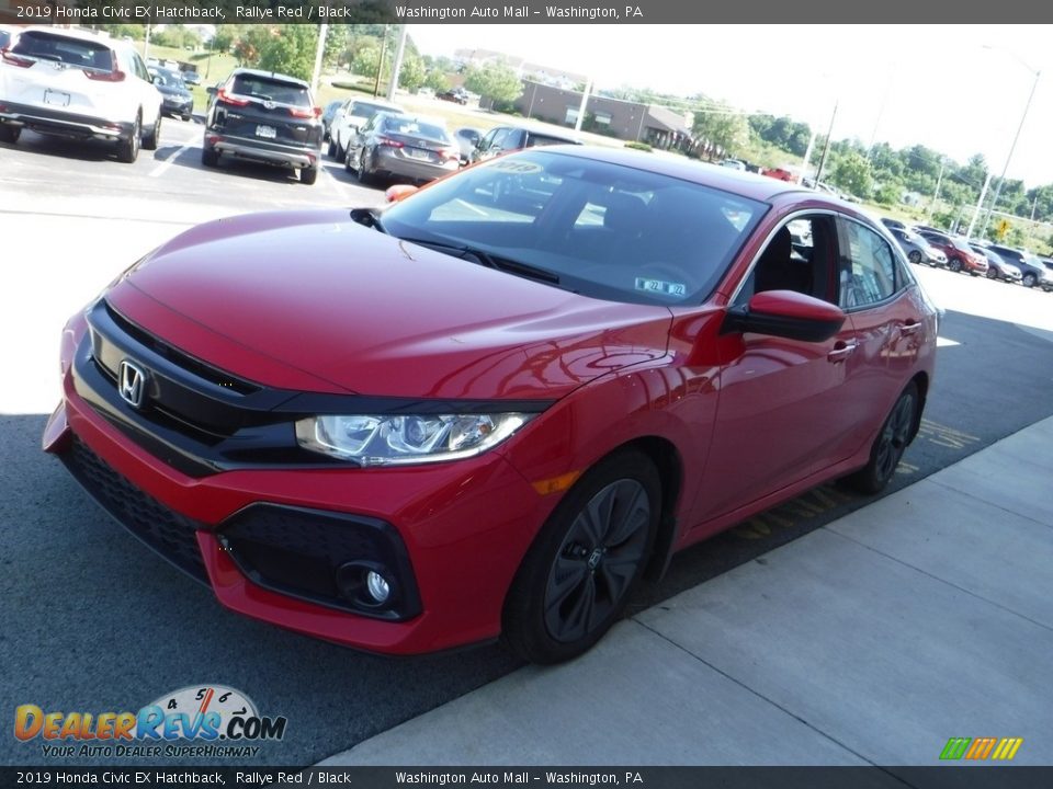 2019 Honda Civic EX Hatchback Rallye Red / Black Photo #6