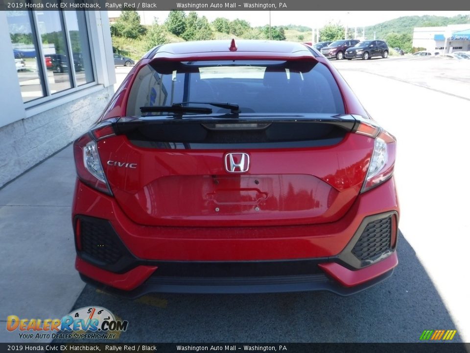 2019 Honda Civic EX Hatchback Rallye Red / Black Photo #8