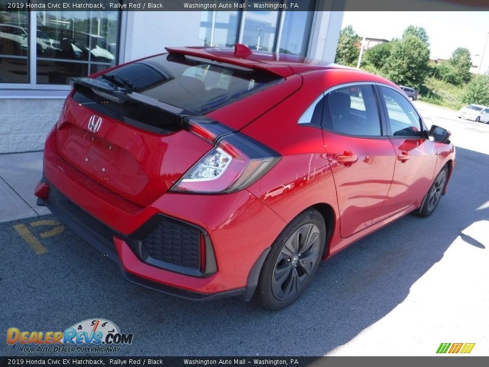 2019 Honda Civic EX Hatchback Rallye Red / Black Photo #9