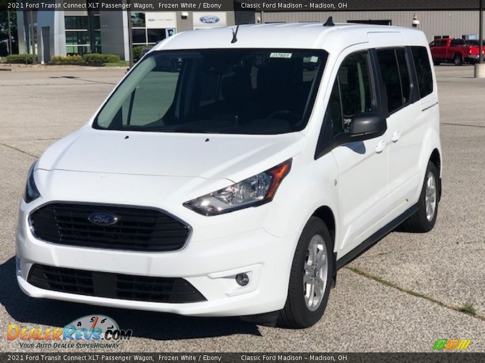 2021 Ford Transit Connect XLT Passenger Wagon Frozen White / Ebony Photo #1