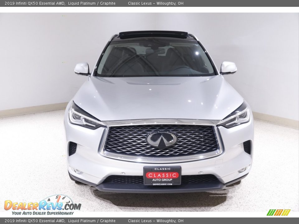 2019 Infiniti QX50 Essential AWD Liquid Platinum / Graphite Photo #2