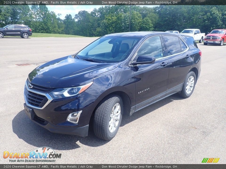 2020 Chevrolet Equinox LT AWD Pacific Blue Metallic / Ash Gray Photo #4