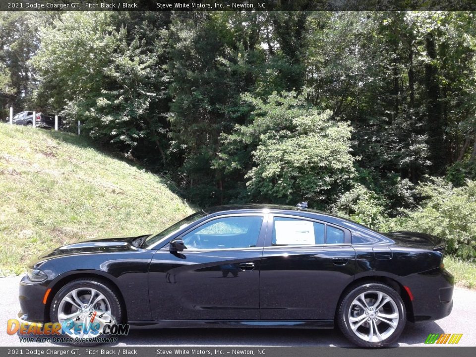 2021 Dodge Charger GT Pitch Black / Black Photo #1