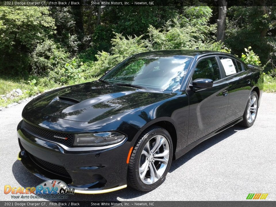 2021 Dodge Charger GT Pitch Black / Black Photo #2