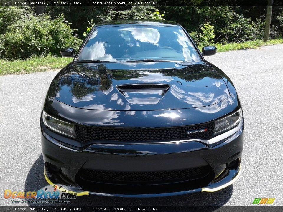 2021 Dodge Charger GT Pitch Black / Black Photo #3